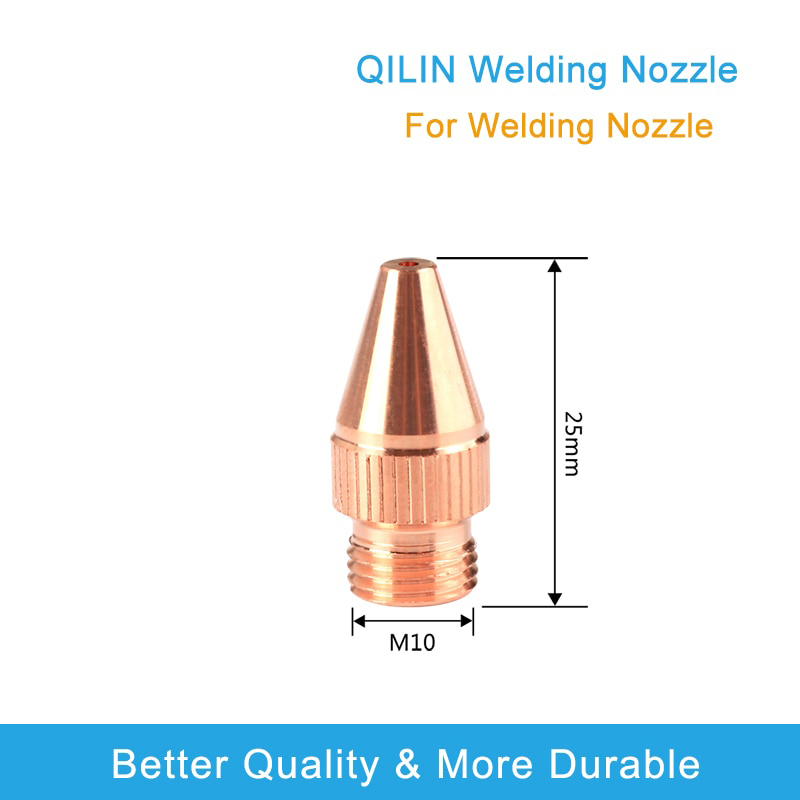 QILIN Laser Welding Nozzle M10 Thread Diameter 11 8mm Hand Held Copper