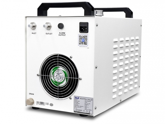 Portable Industrial Air Cooled Chillers For Co2 Laser Tube S&A Teyu CW-3000