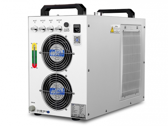 S&A Teyu 1400W mini water chiller CW-5202 For Cooling Two CO2 Laser Tubes