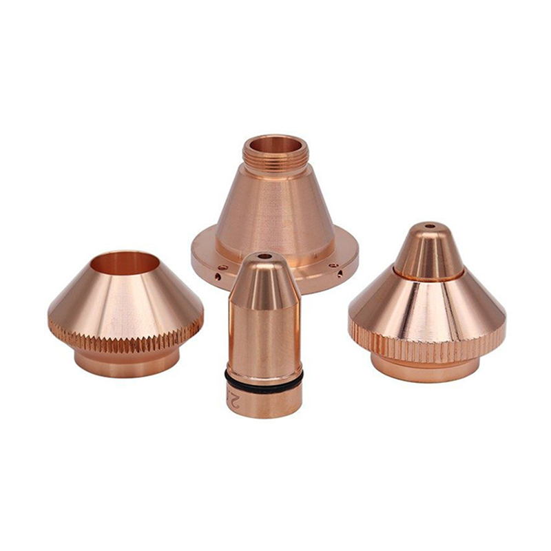 EMPOWER Raytools original bullet nozzle lock nut copper mounting base laser copper cutting nozzle 5, single layer D10.5*0.8