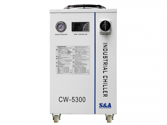S&A Teyu CW-5300 1800W co2 glass laser chillers to cool laser marking cutting or engraving machines