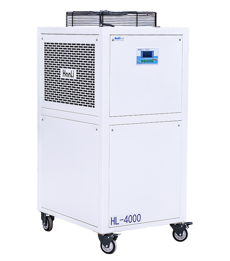 Hanli 4000W water chiller 1hp water cooling system for laser industry cooling for Fiber Laser Cutting HanLi HL-4000