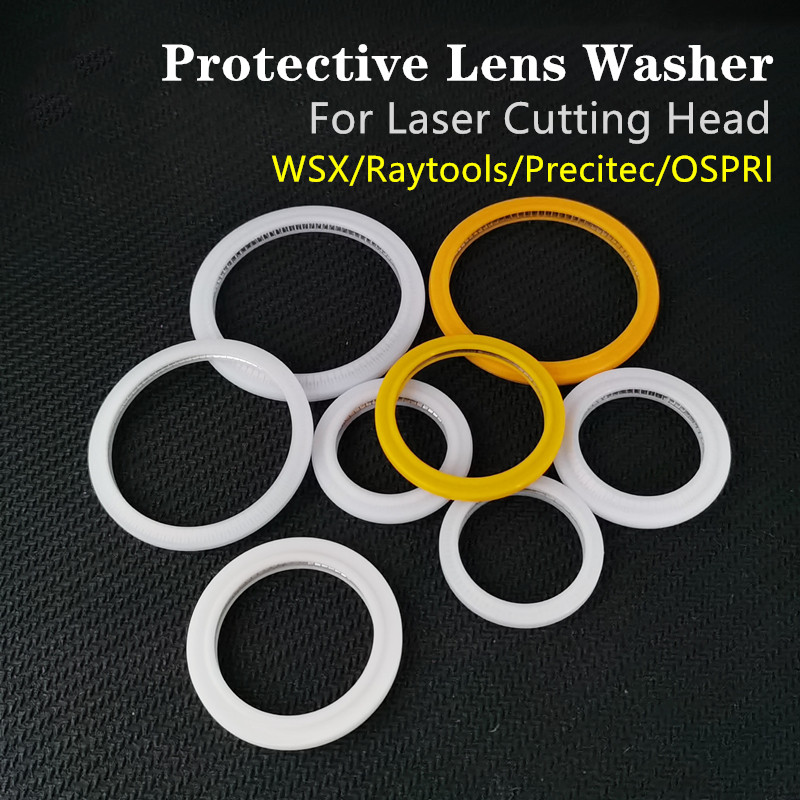 laser cutting head Lens Washer Laser Protective Window Sealing Ring Washer WSX D37.5 Raytools D42.5 Precitec D40.3