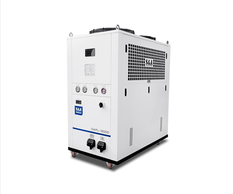 12KW Fiber Laser Source Dual Channel Water-cooled Chiller System S&A CWFL-12000