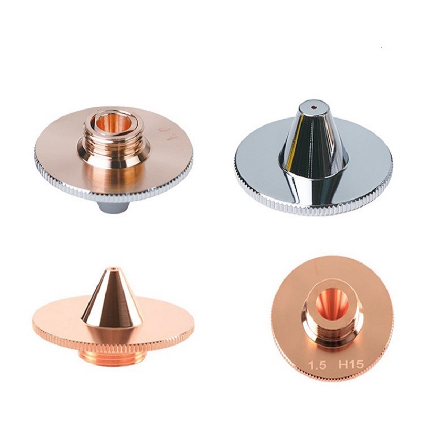 D32 Single and Double Layer Laser Cutting Copper Nozzle for Fiber Laser Cutting Head