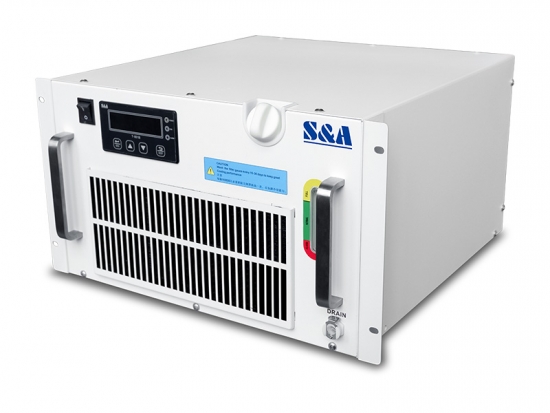 S&A Teyu RMUP-300 rack mount water chillers are designed for cooling 3W-5W UV lasers