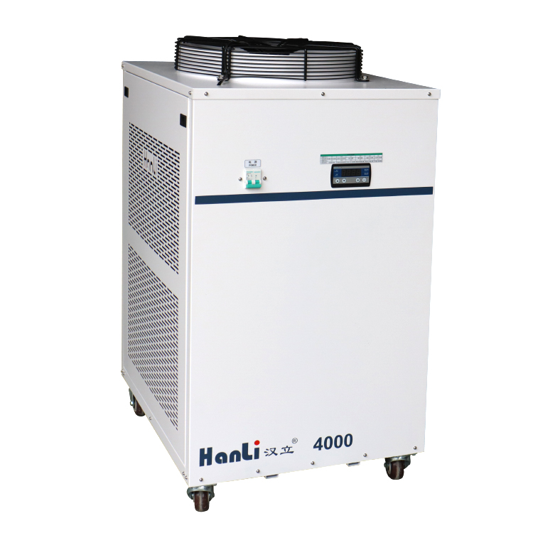 Hanli 4000W water chiller 1hp water cooling system for laser industry cooling for Fiber Laser Cutting HanLi HL-4000