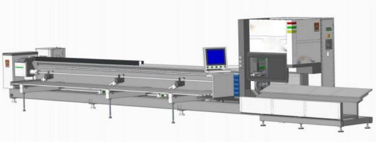 Tube laser cutting machine