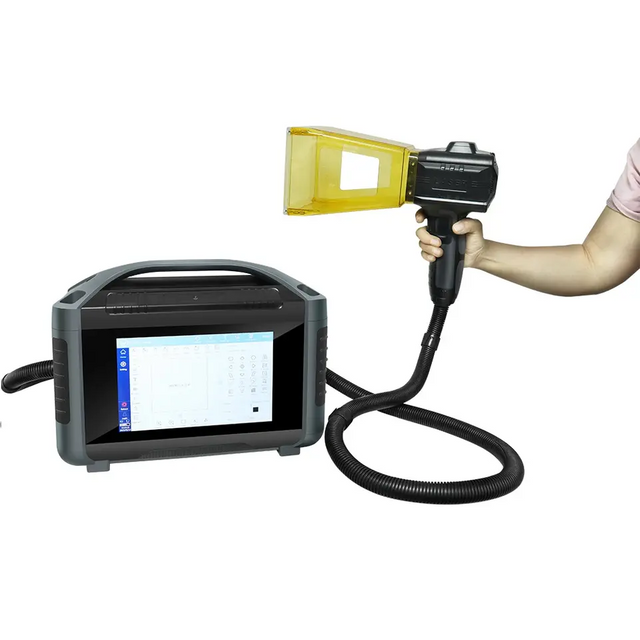 20w 30w Small type handheld laser marking machine for metal and plastic