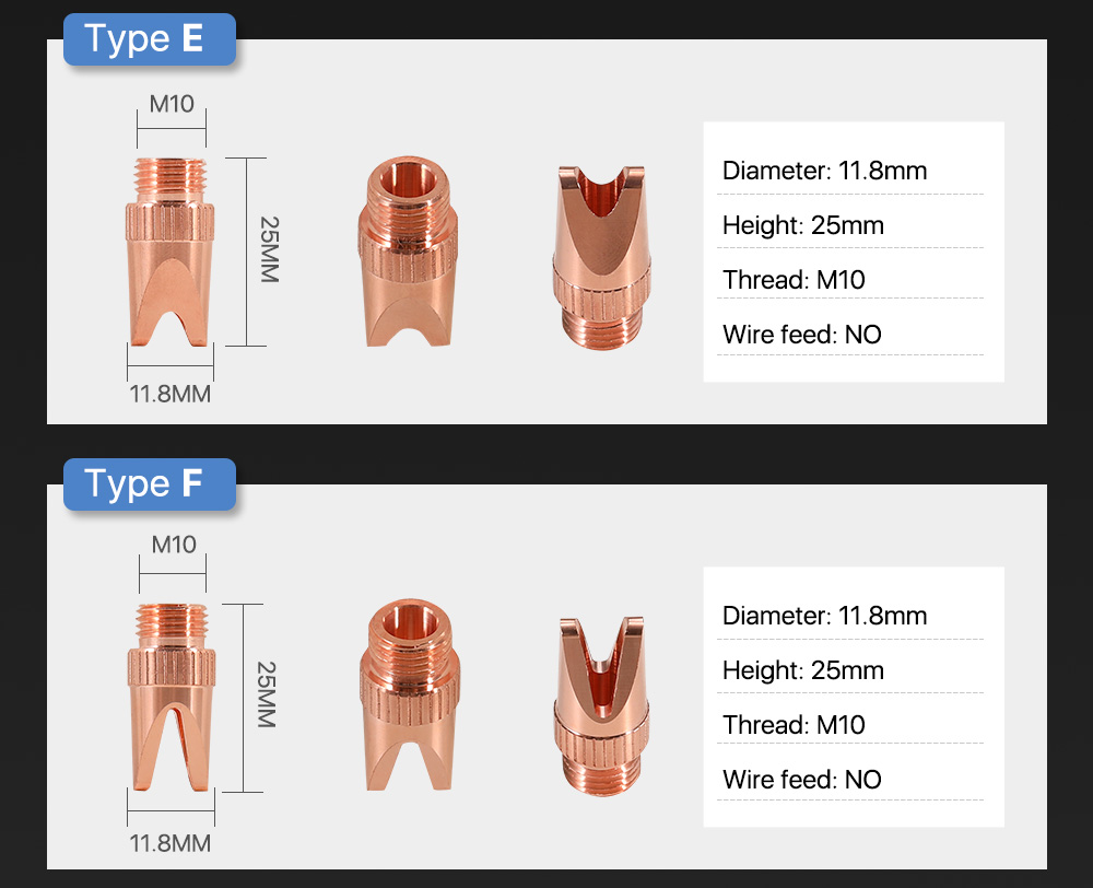 welding machine copper nozzle