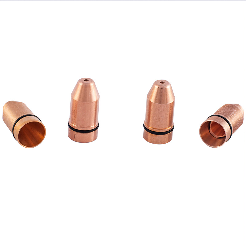 Bullet laser Nozzles for Fiber laser Cutting Head Parts Double Layer Normal Bullet Head Single Layer TIP Retainer Nut