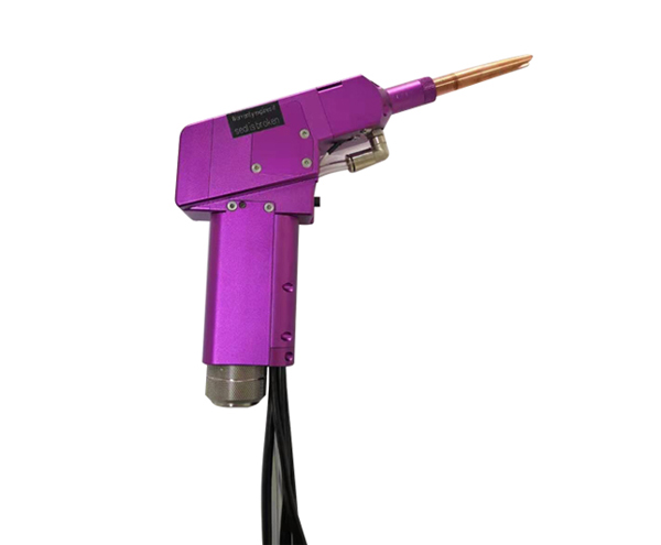 Hand held welding machine updated to auto welding, the most economical way