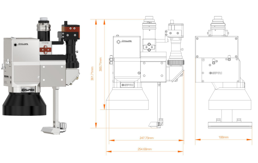 Fiber Laser Scanner Welding Head