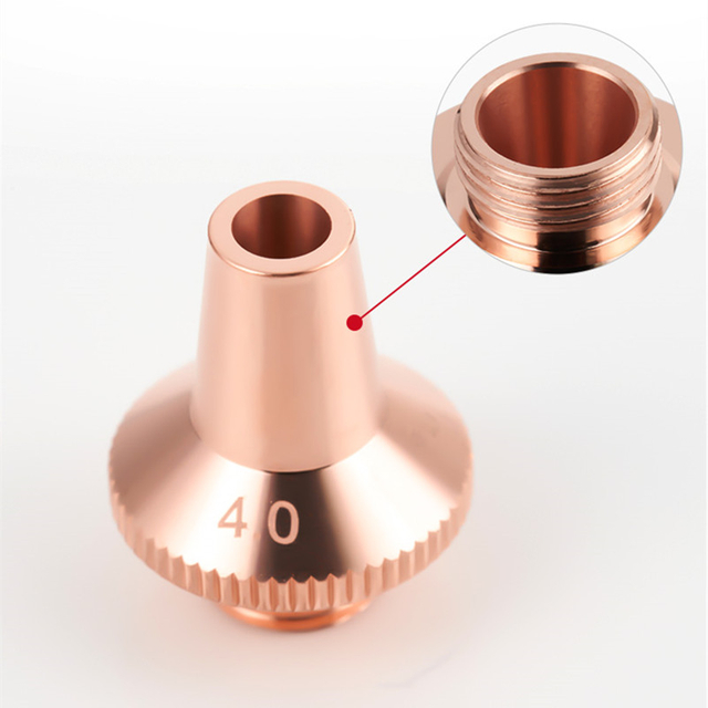 EMPOWER Raytools original 3D laser cutting machine nozzle single / double layer copper 3D cutting nozzle anti-collision durable D15/D11.5