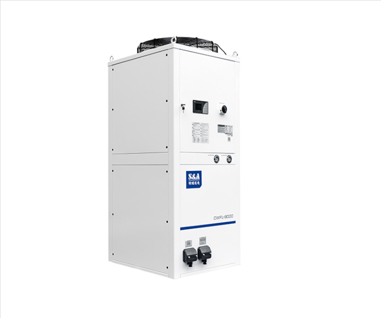8kw High Power Fiber Laser And Cutting Head Dual Channel Water-cooled Chiller System TEYU S&A CWFL-8000