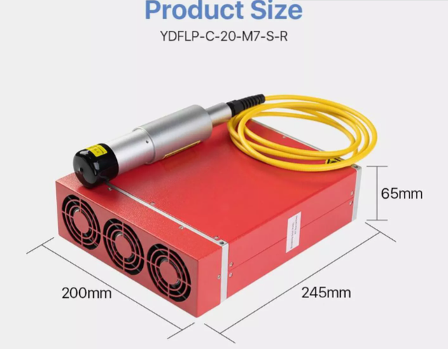 Laser source JPT Mopa 20W Fiber Laser Marking Machine