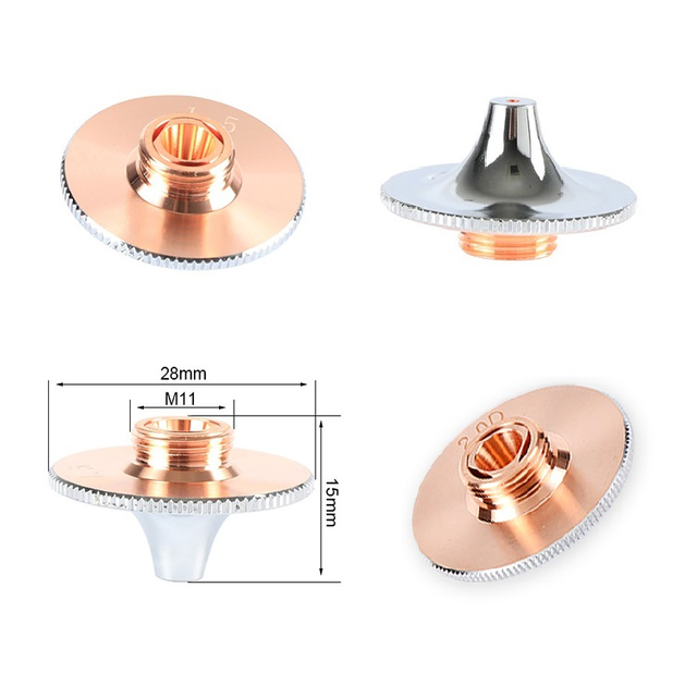 Butterfly Fiber Laser Cutting Nozzle for Laser equipment spare parts Single/Double Laser Cutting parts