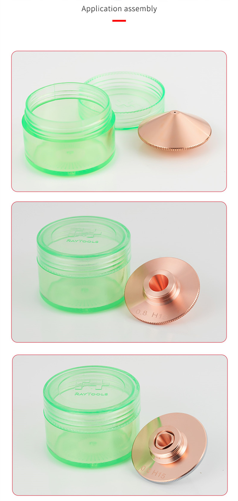 laser cutting head nozzle copper (1)