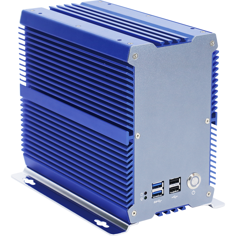 Indusrial PC IBOX-701 Plus Fanless All Aluminum Barebone Standard Port, 1PCIE 4X + 1PCI