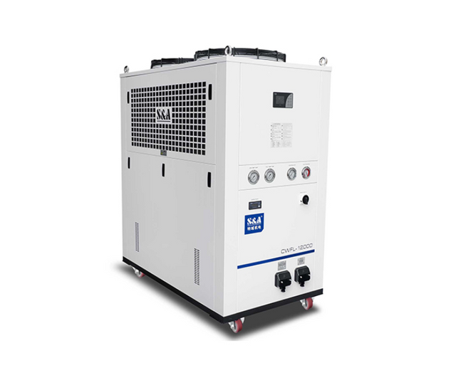 12KW Fiber Laser Source Dual Channel Water-cooled Chiller System S&A CWFL-12000