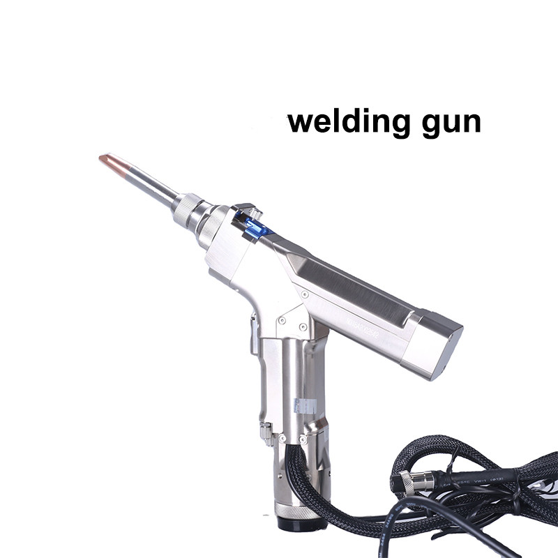 Handheld laser welding machine for iron cover