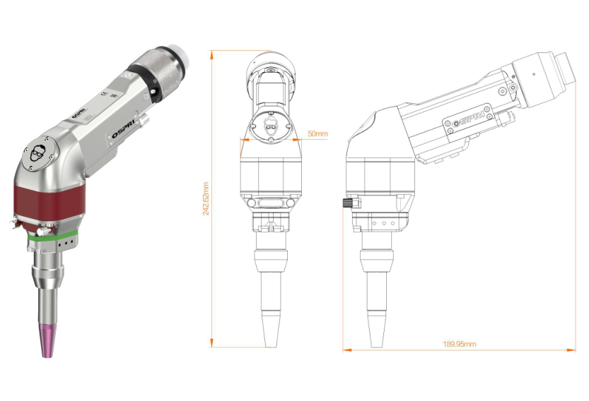 Handheld Wobble Laser Welding Head