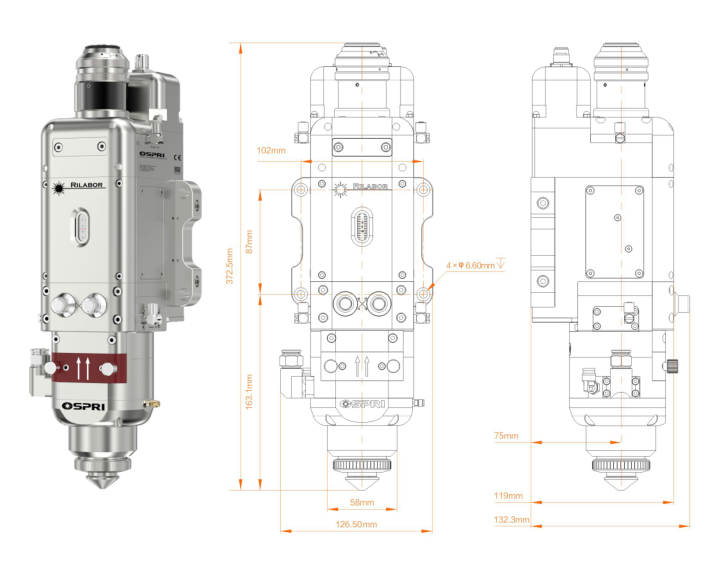 Auto focus Cutting Head LC80