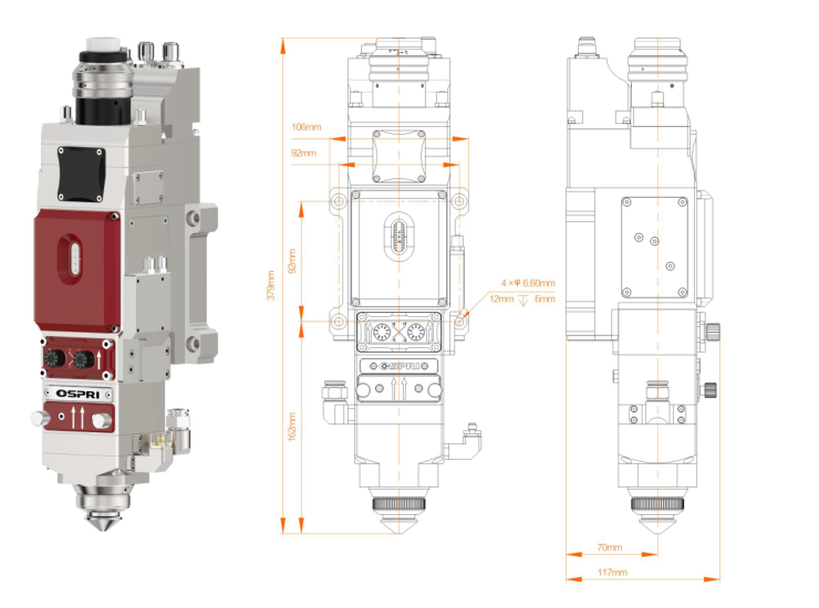 Auto focus Cutting Head LC20S