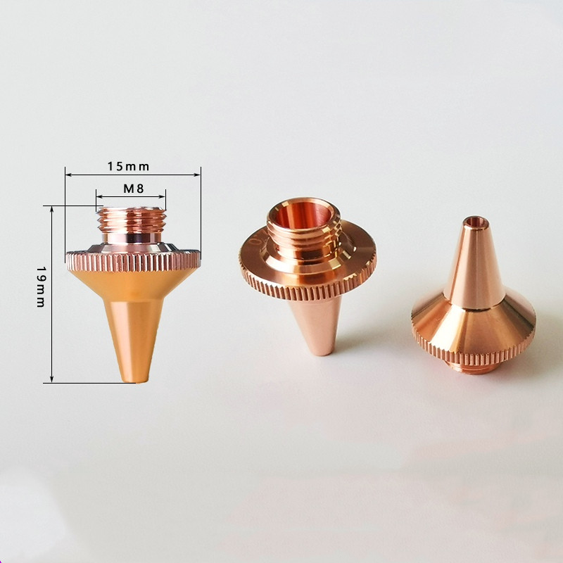 Fiber Tube Cutting Machine 3D Nozzle M8 Cutting Nozzle 3D Laser Cutting Machine Nozzle Robot Laser Machine Cutting Nozzle