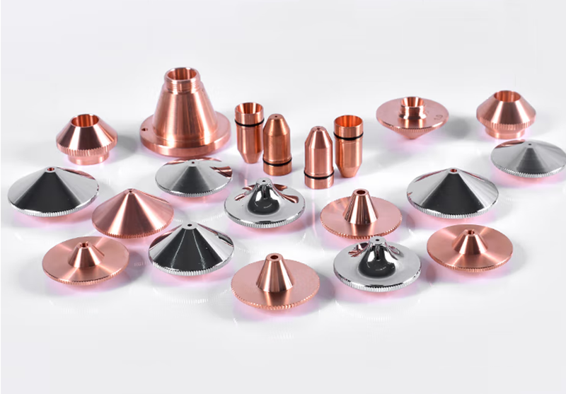 Fiber laser cutting machine nozzle welding copper nozzle nozzle fiber raytools Jiaqiang family Hongshan 1.5 aperture cutting nozzle