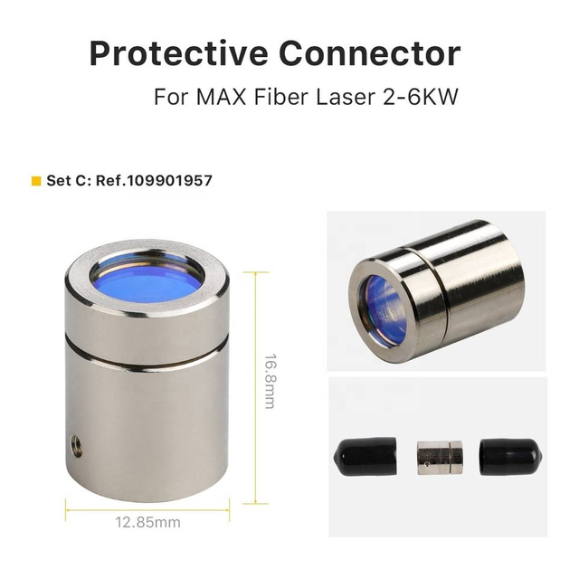 Fiber protective window MAX 3KW Silver color for for Maxphotonics bellow 3KW laser source