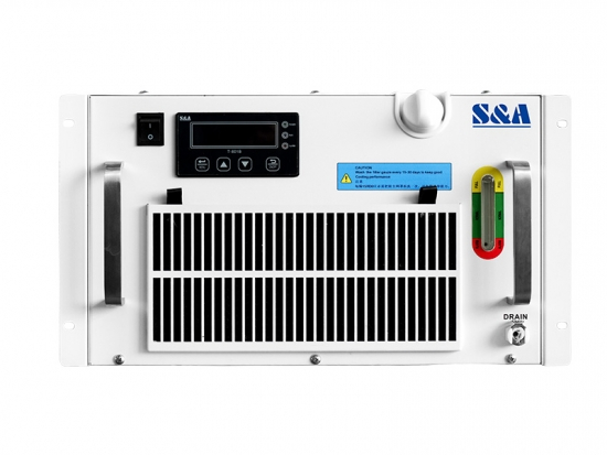 S&A Teyu RMUP-300 rack mount water chillers are designed for cooling 3W-5W UV lasers