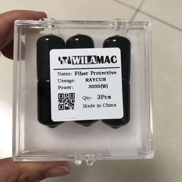 Fiber protective window for raycus 3KW laser source bellow 3KW source use